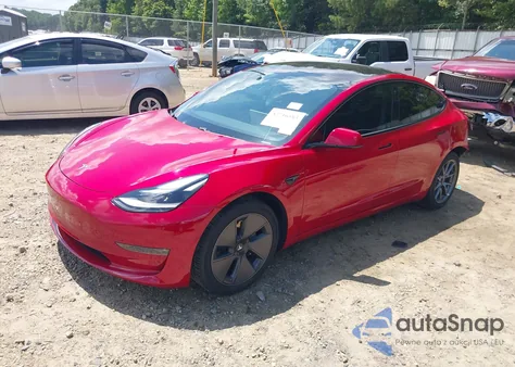 2021 Tesla Model 3 Long Range Dual Motor All-Wheel Drive from USA, damaged, VIN 5YJ3E1EBXMF045100